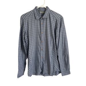 Ted Baker Men's Blue Plaid Button Down Shirt - Size 4